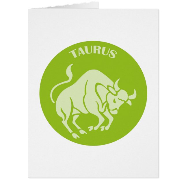 Taurus, Zodiac Sign, Horoscope, Astrology (Vorderseite)