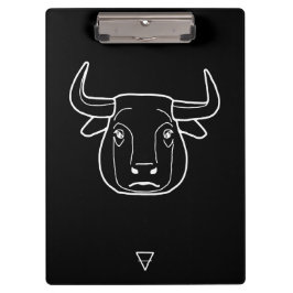 Taurus Zodiac Sign -  Klemmbrett