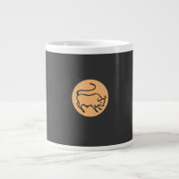 Taurus Zodiac Sign Modernes, Minimalistisches Schl