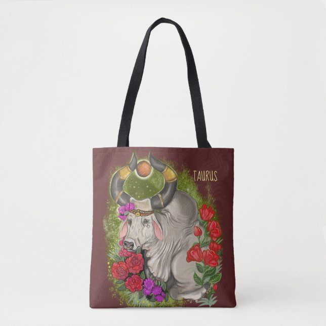 Taurus Zodiac Sign Tasche (Vorderseite)