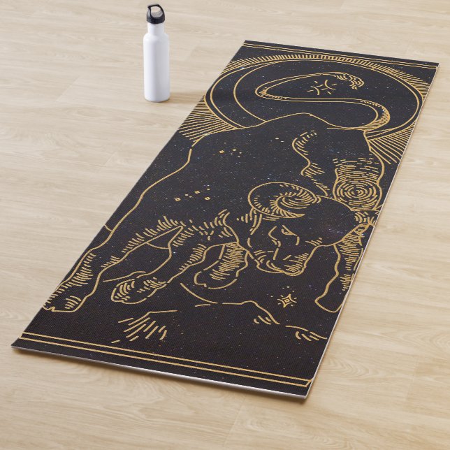 Taurus Zodiac Sign Yoga Mat Yogamatte (Beispiel)
