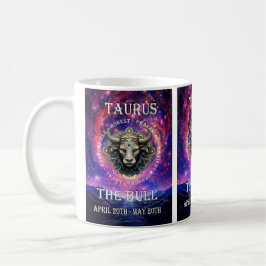 Taurus Zodiac Star Sign Tasse