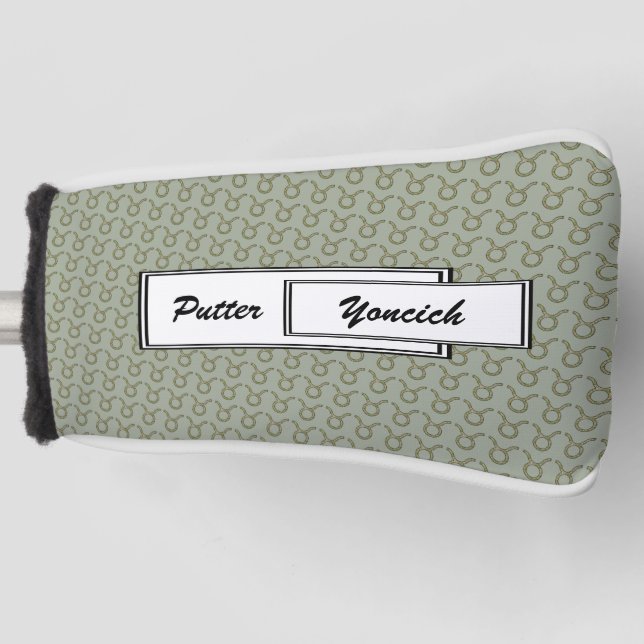 Taurus Zodiac Symbol Element von Kenneth Yoncich Golf Headcover (Vorderseite)