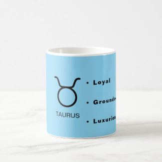 Taurus Zodiac Traits Minimal Astrology Kaffeetasse