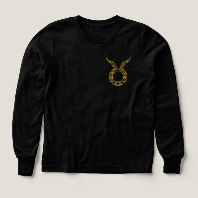 Taurus Zodiac - Tribal Gold (Design Vorderseite)