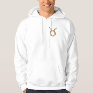 Taurus Zodiac - Tribal Gold Hoodie