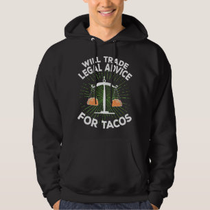 Tausche Rechtsberatung gegen Tacos Lustiger Tacoli Hoodie