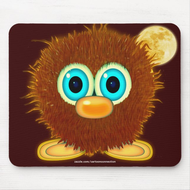 Tauschen Sie den Niedlichen Wuzzy Hintern & Moon,  Mousepad (Vorne)