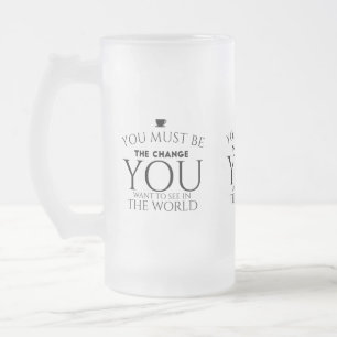 Tauschen Sie schwarz Mattglas Bierglas
