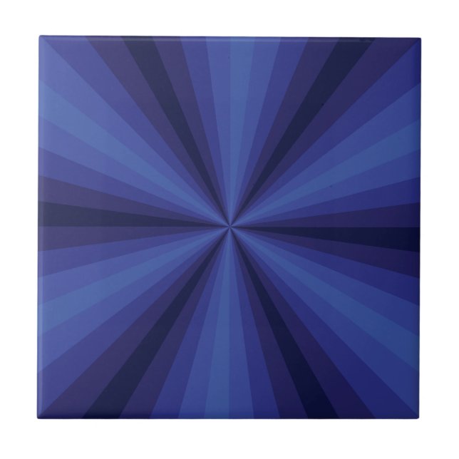 Täuschungs-Blau-Fliese Fliese (Vorderseite)