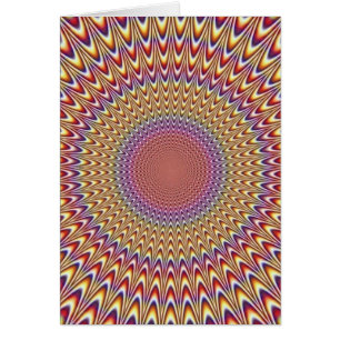 Täuschungs-Kreis-hypnotischer Regenbogen bunt