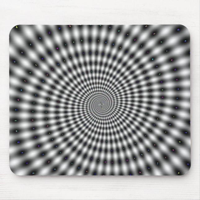 Täuschungs-Spirale Mousepad (Vorne)