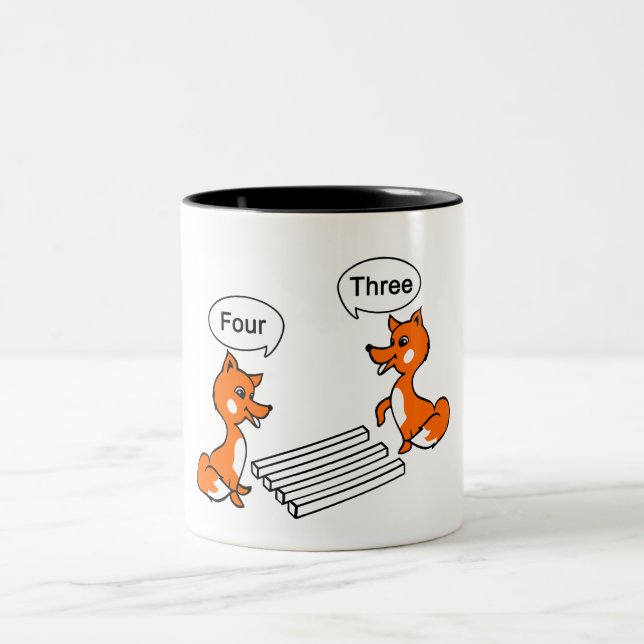 Täuschungs-Trick Zweifarbige Tasse (Mittel)
