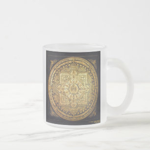Tausend-Bewaffnete Avalokiteshvara Mandala-Tasse Mattglastasse
