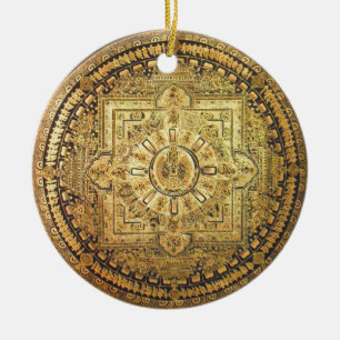 Tausend-Bewaffnete Avalokiteshvara Verzierung Keramikornament