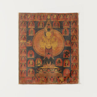 Tausend Bewaffnete Chenresi Avalokiteshvara Wandteppich
