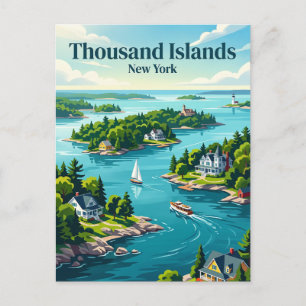 Tausend Inseln, New York Postkarte