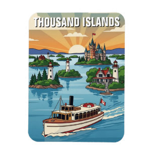 Tausend Inseln Ontario Kanada Magnet