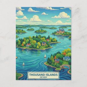 Tausend Inseln Ontario Kanada Postkarte