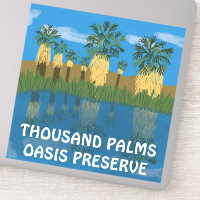 Tausend Palms Oasis bewahren Wüste Kalifornien
