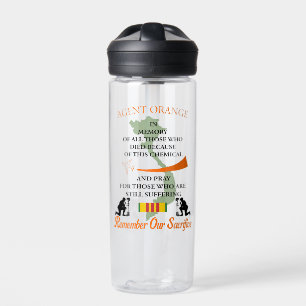 Tausendblatt or Agent Orange Trinkflasche