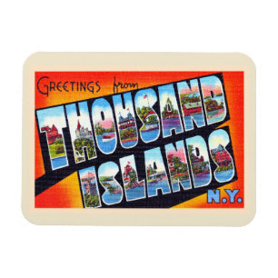 Tausende Inseln New York New York New York Großbu Magnet