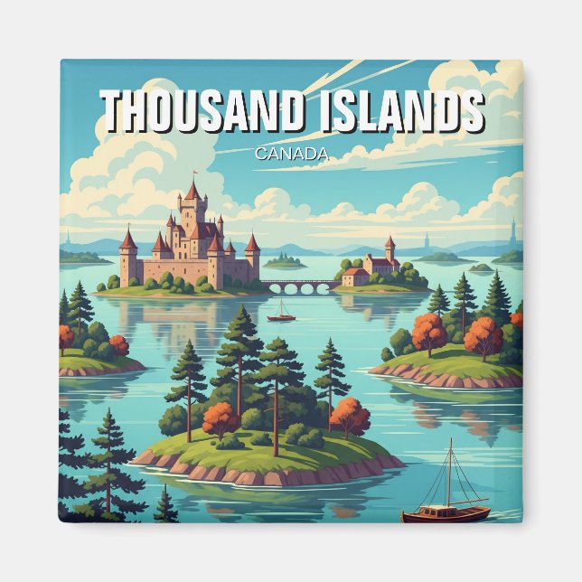 Tausende Inseln Ontario Kanada Magnet (Vorne)