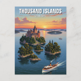 Tausende Inseln Ontario Kanada Postkarte