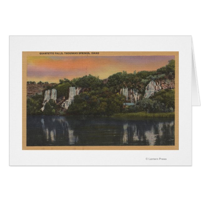 Tausende Quellen, IDView of Quartette Falls (Vorderseite (Horizontal))