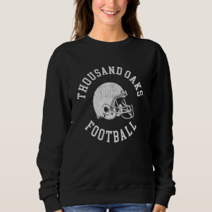 Tausende von Eichen Fußball Rückwärtsfußball Helm  Sweatshirt