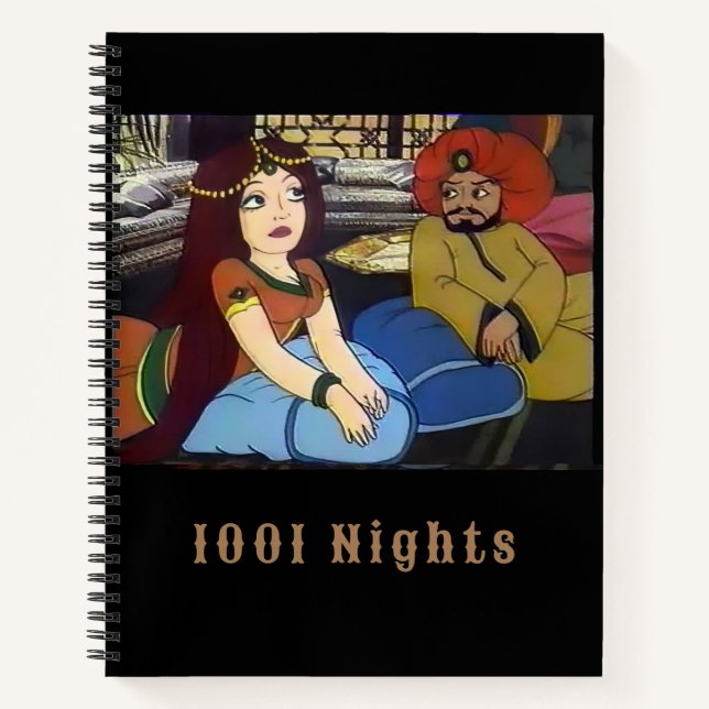 Tausendundeine Nacht Scheherazade Geschichten Notizbuch (Vorderseite)