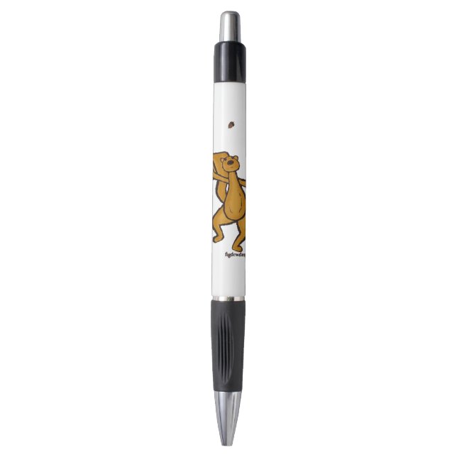 Tautropfen Eichhörnchen jongliert Stift (Vorderseite Vertikal)