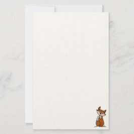 Tautropfen Feige der Fuchs stationär Briefpapier