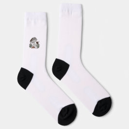 Tautropfen Raupe & Pilze Crewsocken Socken