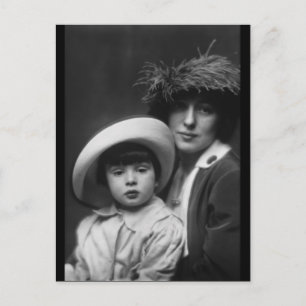 Tauwetter, Evelyn Nesbitt und Sohn von Arnold Gent Postkarte