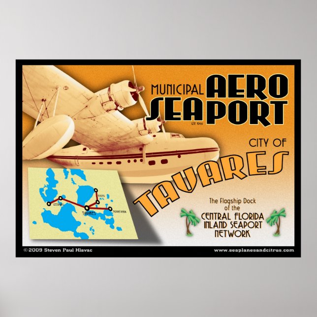 Tavares AeroSeaport-Poster Poster (Vorne)