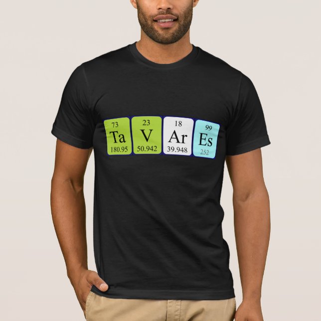 Tavares Periodenname-Shirt T-Shirt (Vorderseite)