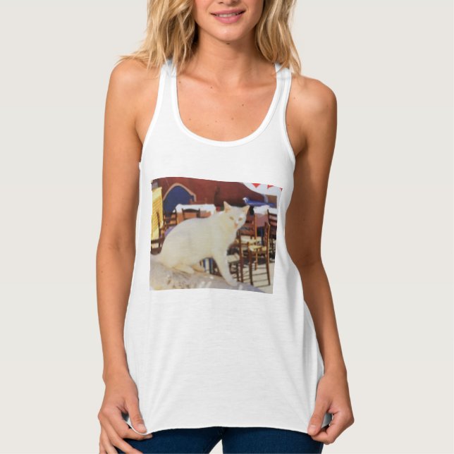 Taverna-Katze. Tank Top (Vorderseite)