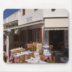 Taverna Nikos, Mykonos, Kykladen, Griechenland Mousepad