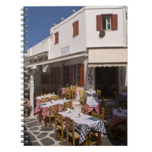 Taverna Nikos, Mykonos, Kykladen, Griechenland Notizblock