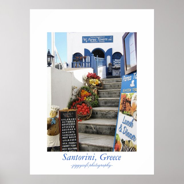 taverne grecque, affiche (Devant)