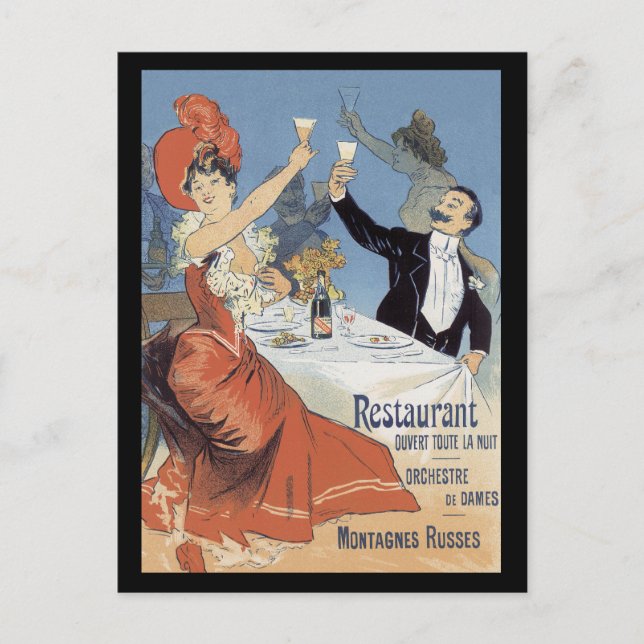 Taverne Olympia ~ Restaurant geöffnet Postkarte (Vorderseite)