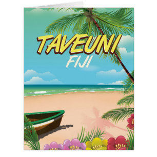 Taveuni Fidschi Reiseplakat