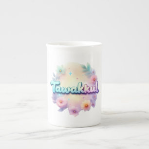 Tawakkul Pastel Kawaii Sticker - Islamischer Mot Prozellantasse