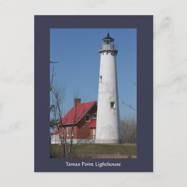 Tawas Point Lighthouse Postkarte (Vorderseite)