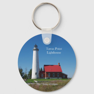 Tawas Point Lighthouse Schlüsselkette Schlüsselanhänger