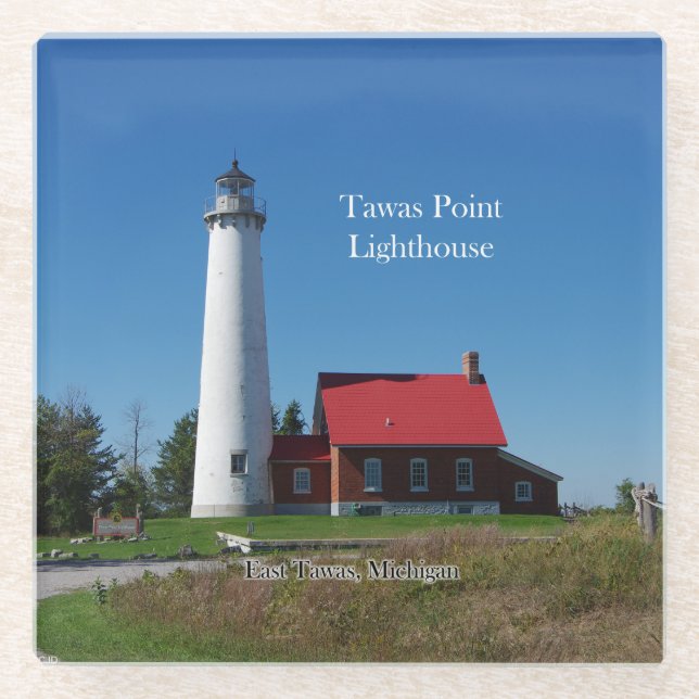 Tawas Point Lighthouse Untersetzer (Vorderseite)