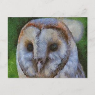 Tawnschale in Pointillismus Art Postkarte