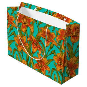 Tawny Dailily Blume Große Geschenktüte