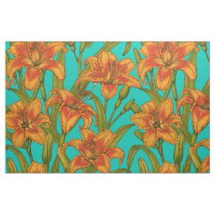 Tawny Dailily Blume Stoff